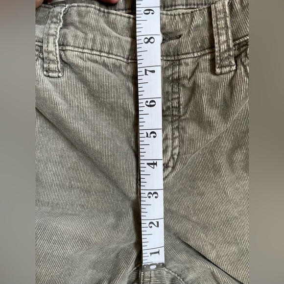 Anthropologie Pilcro and the Letterpress Green Corduroy Pants Parallel Size 27 - Picture 7 of 10